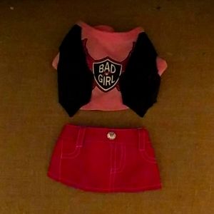 Size xs  bad girl dog outfit
